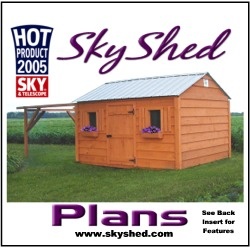 SkyShed Backyard Observatory Building Plans Contact Page